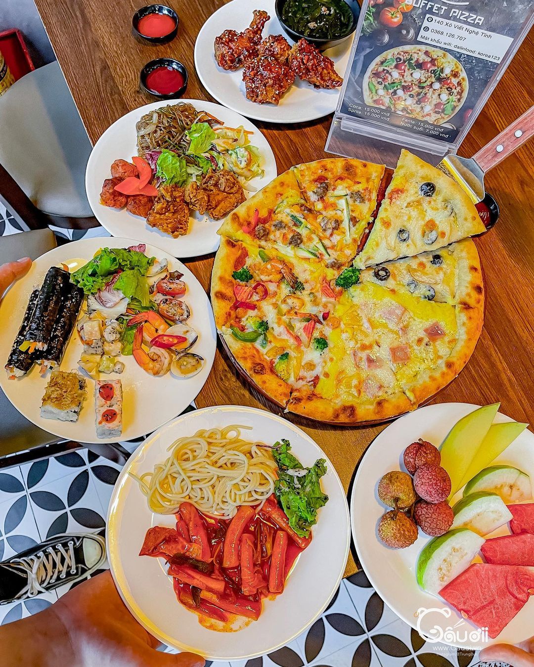 Check-in đại tiệc BUFFET PIZZA CHỈ TỪ 139K hot rần rần - Gấu ơi